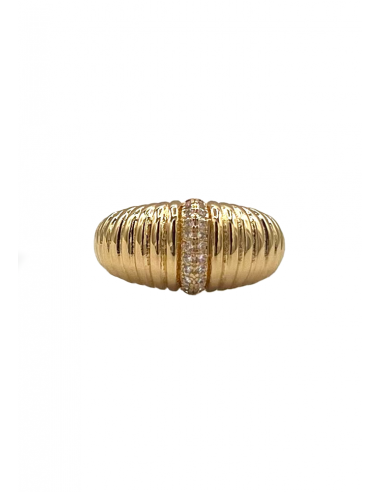 Bague Yazel Plaqué Or soldes