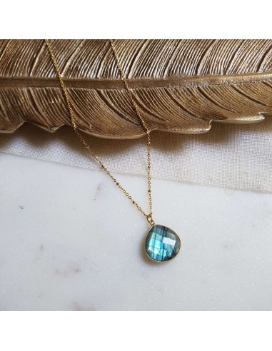 Collier Justine pierre Labradorite Les êtres humains sont 